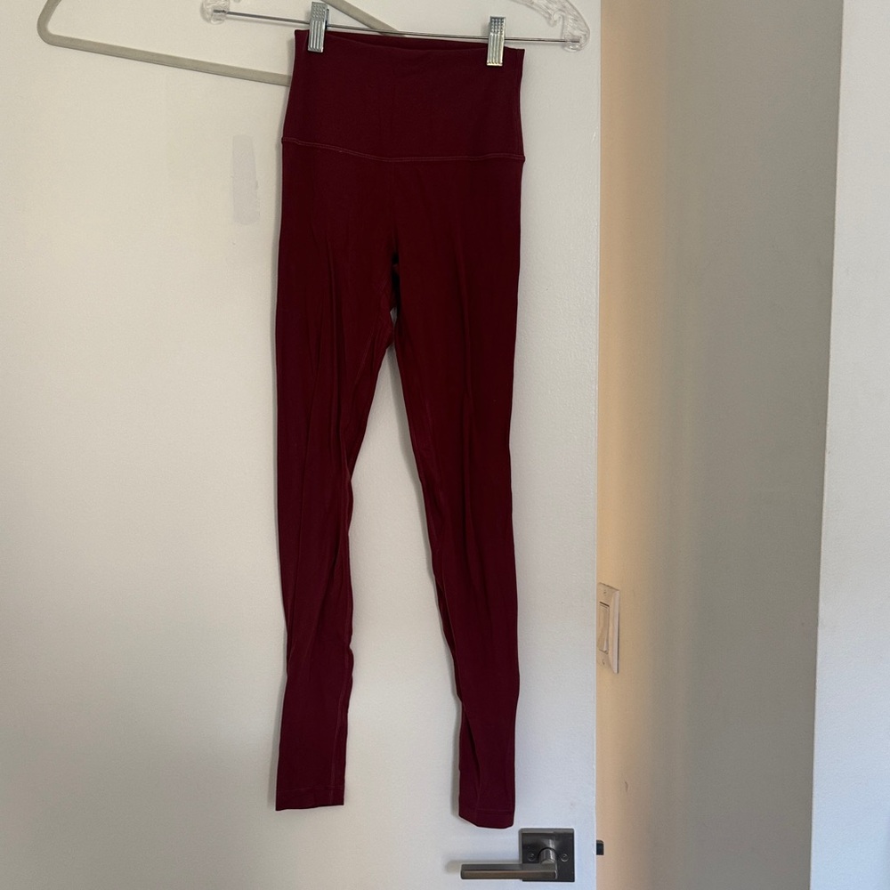 lululemon athletica align Burgundy Leggings